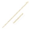 14k Yellow Gold High Polish Hexagon Link Chain (5.00 mm)