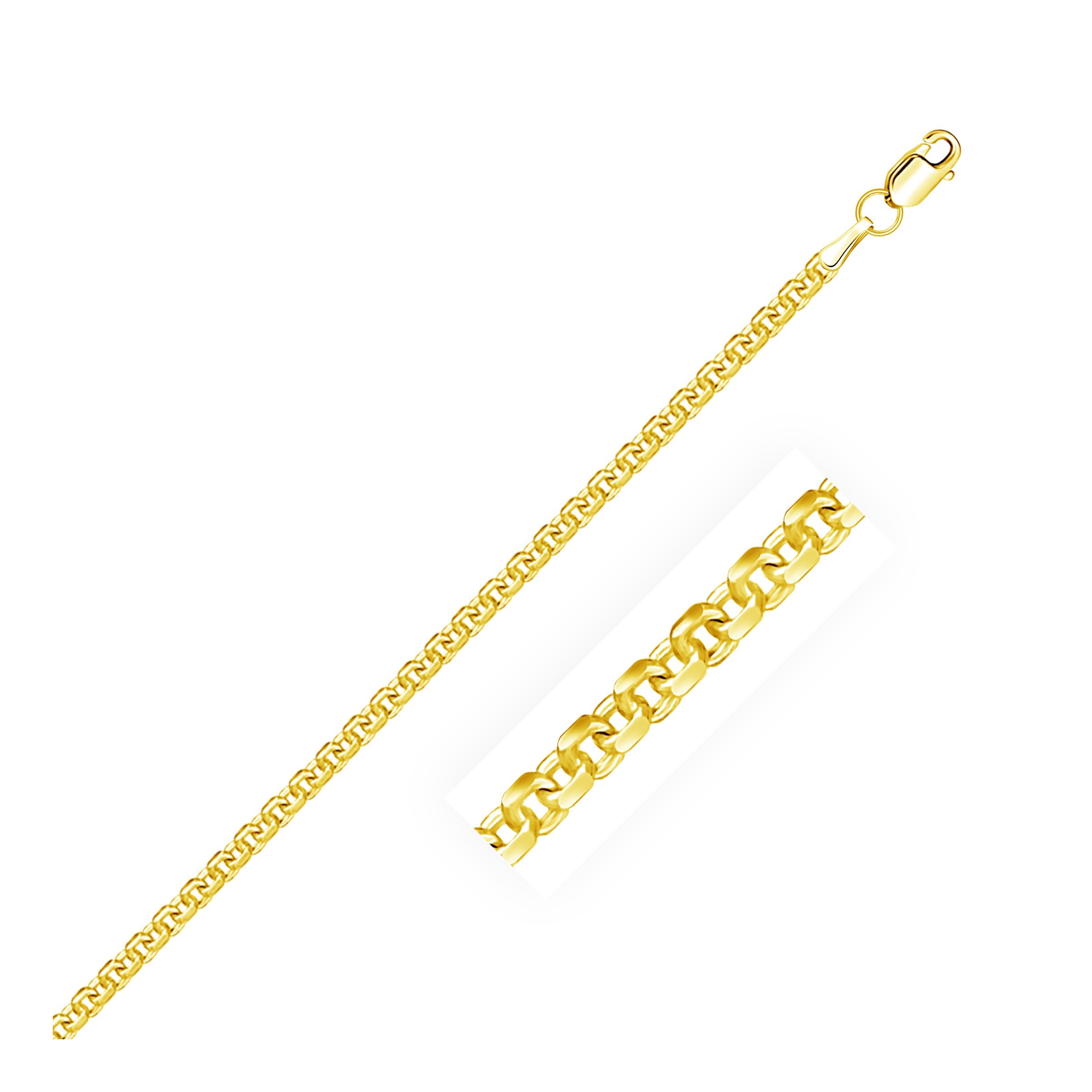 14k Yellow Gold Forsantina Lite Cable Link Chain (2.90 mm) 14k Yellow Gold Forsantina Lite Cable Link Chain (2.90 mm)