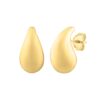 Small Raindrop Stud Earrings in 14K Yellow Gold