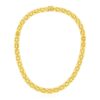 14k Yellow Gold Basket Weave Necklace