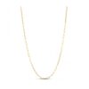 Sterling Silver Gold Plated Paperclip Chain (2.50 mm)