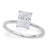 2 Carat Radiant Lab Grown IGI G/VS1 Diamond Solitaire Ring in 10K White Gold