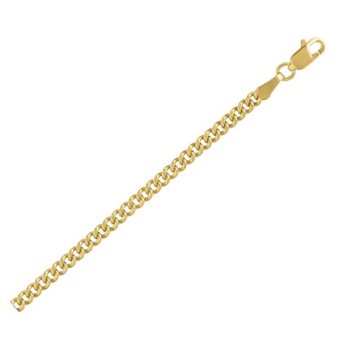 14k Yellow Gold Light Gourmette Chain (2.80 mm)