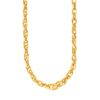 14k Yellow Gold Ornate Prince of Wales Chain Necklace