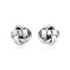 Sterling Silver Polished Love Knot Earrings(10mm)