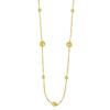 Alternating Bead Chain Necklace in 14K Yellow Gold