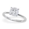 1 1/2 Carat Cushion Lab Grown IGI G/VS1 Diamond Solitaire Ring in 10K White Gold