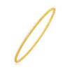 14k Yellow Gold Thin Textured Stackable Bangle (3.00 mm)