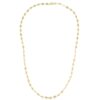 14k Yellow Gold Necklace with Polished Circles