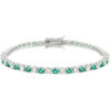 Evergreen Tennis Bracelet