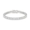 Princess Cubic Zirconia Tennis Bracelet