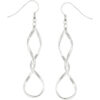 Silver Twist Earrings