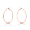 Elegant Rosegold Hoop Earrings