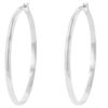 Classic Hoop (Rhodium Plated)