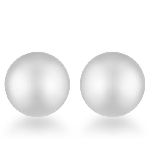 Julie Rhodium Sphere Stud Earrings