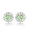 Bella Bridal Earrings in Peridot