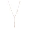 Stainless Steel Rose Goldtone LOVE Necklace