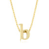 Golden Initial B Pendant