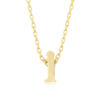 Golden Initial I Pendant