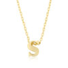 Golden Initial S Pendant