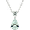 Chandelier Pear Cubic Zirconia Pendant