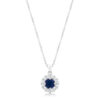 Bella Bridal Pendant in Blue
