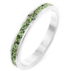 Stylish Stackables Peridot Crystal Ring