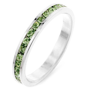 Stylish Stackables Peridot Crystal Ring