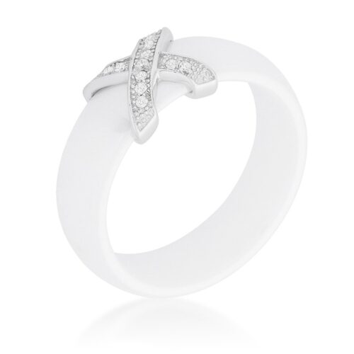 Modern Classic X Ring – White